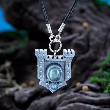 Кулон лабрадор (полимерная глина)