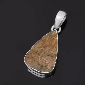 Кулон лабрадор (серебро 925 пр.) капля