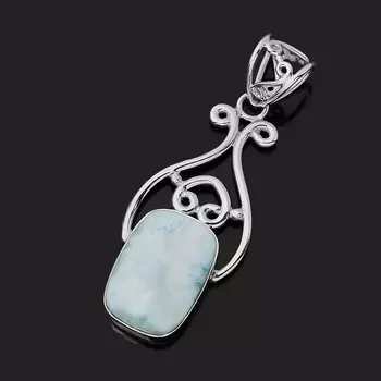 Кулон ларимар нская Республика (серебро 925 пр.)