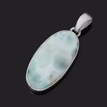 Кулон ларимар нская Республика (серебро 925 пр.) овал