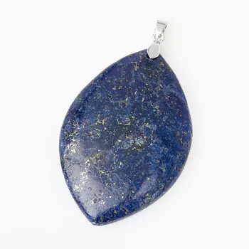 Кулон лазурит (биж. сплав) 6,5-7 см