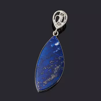 Кулон лазурит (дублет) (нейзильбер)