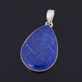 Кулон лазурит (серебро 925 пр.) капля