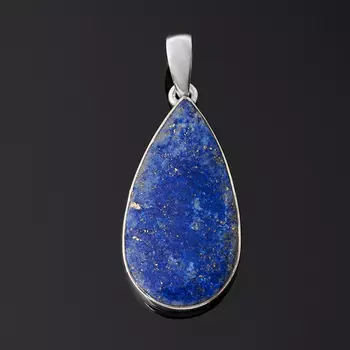 Кулон лазурит (серебро 925 пр.) капля