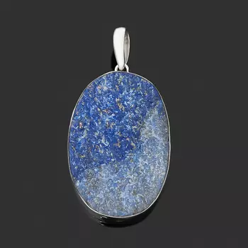 Кулон лазурит (серебро 925 пр.) овал