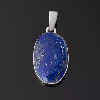 Кулон лазурит (серебро 925 пр.) овал