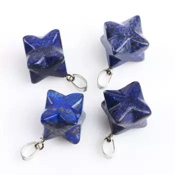 Кулон меркаба лазурит (биж. сплав) 3-3,5 см