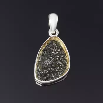 Кулон молдавит (серебро 925 пр.)