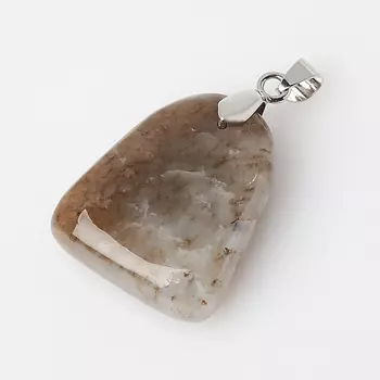 Кулон нефрит (биж. сплав) 4 см