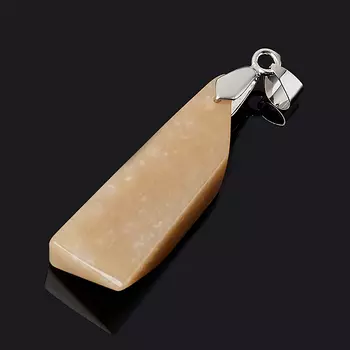 Кулон нефрит (биж. сплав) 5 см