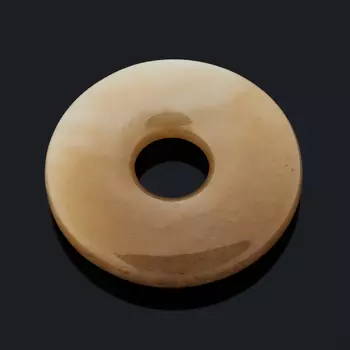 Кулон нефрит круг 4,5 см