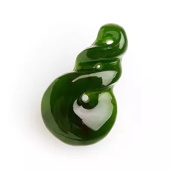 Кулон нефрит зеленый 3 см