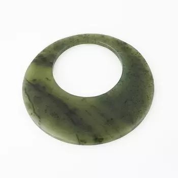 Кулон нефрит зеленый 5,5 см