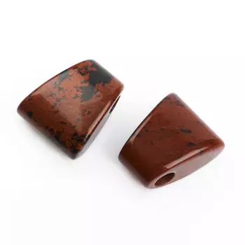 Кулон обсидиан коричневый 2,5-3 см