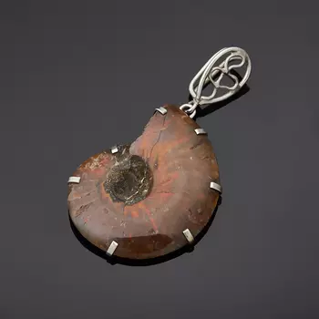 Кулон окаменелость (нейзильбер)