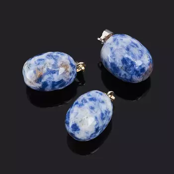 Кулон содалит (биж. сплав) 2,5 см