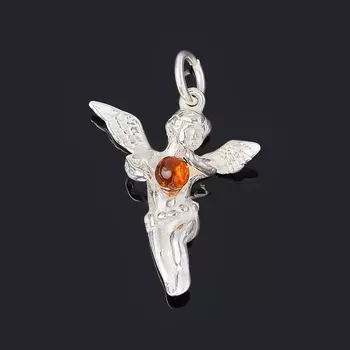 Кулон янтарь 3 см