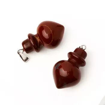 Кулон яшма красная 3,5 см