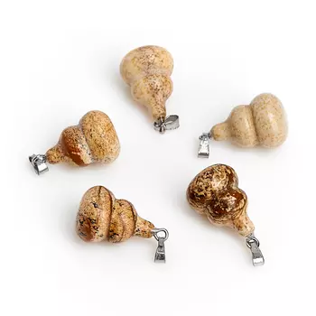 Кулон яшма рисунчатая 2,5 см