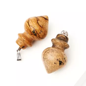 Кулон яшма рисунчатая 3,5 см