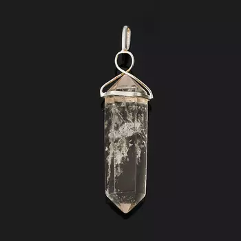 Кулон раухтопаз кристалл (биж. сплав) 4-6 см