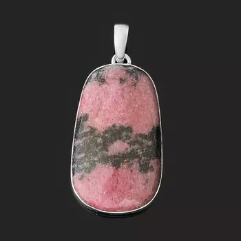 Кулон родонит (серебро 925 пр.)