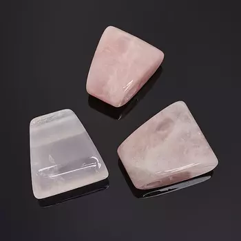 Кулон розовый кварц 3,5 см