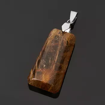 Кулон рутиловый кварц (биж. сплав) 4,5 см