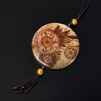 Кулон селенит 10-11 см