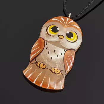 Кулон селенит 4 см