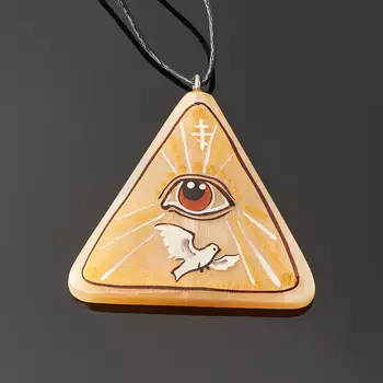 Кулон селенит 4 см