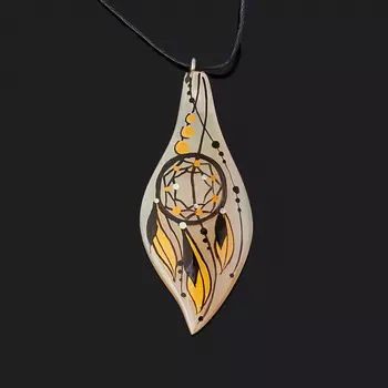 Кулон селенит 5,5 см