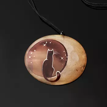 Кулон селенит 5 см