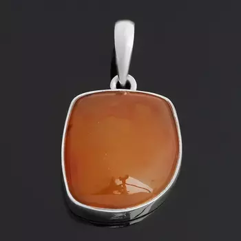 Кулон сердолик (серебро 925 пр.)