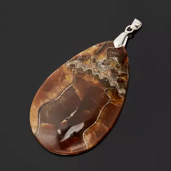 Кулон симбирцит (биж. сплав) капля 7,5 см