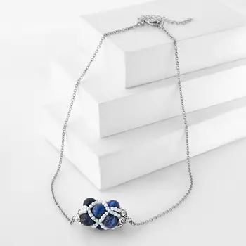 Кулон содалит (биж. сплав)