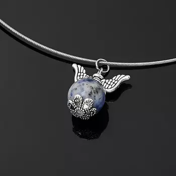 Кулон содалит (биж. сплав) шар