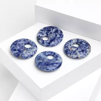 Кулон содалит круг 3 см