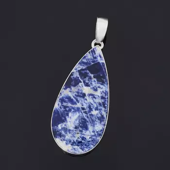 Кулон содалит (серебро 925 пр.) капля