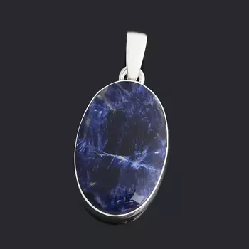 Кулон содалит (серебро 925 пр.) овал