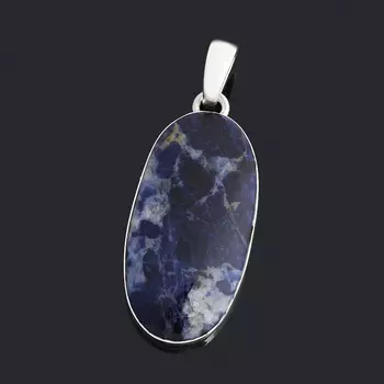 Кулон содалит (серебро 925 пр.) овал