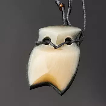 Кулон талькохлорит с селенитом 5 см