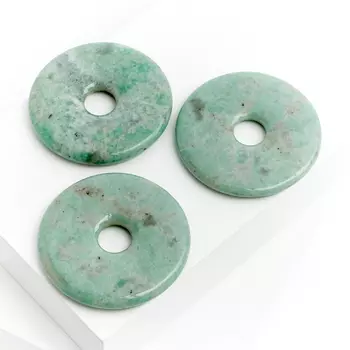 Кулон жадеит круг 4,5 см