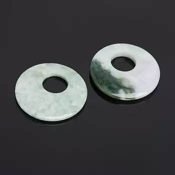 Кулон жадеит круг 5,5 см