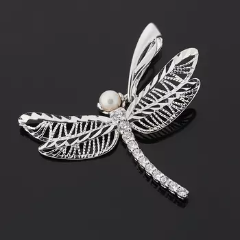 Кулон жемчуг белый (серебро 925 пр.)