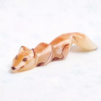 Лисичка селенит 12 см
