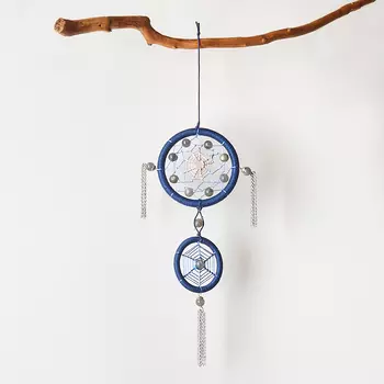 Ловец снов лабрадор (биж. сплав, сталь хир., текстиль)