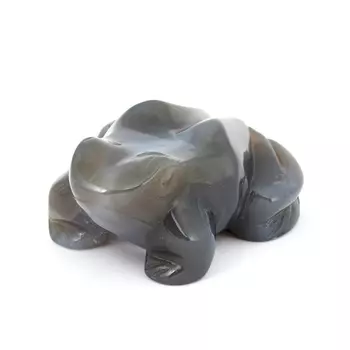 Лягушка агат серый 7,5 см