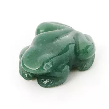 Лягушка авантюрин зеленый 3 см