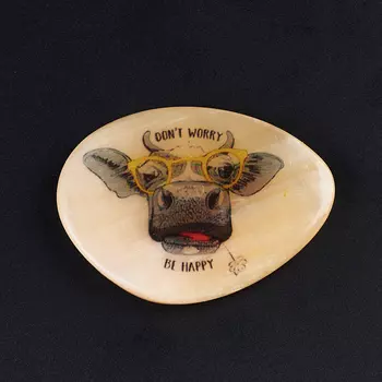 Магнит корова селенит 5 см